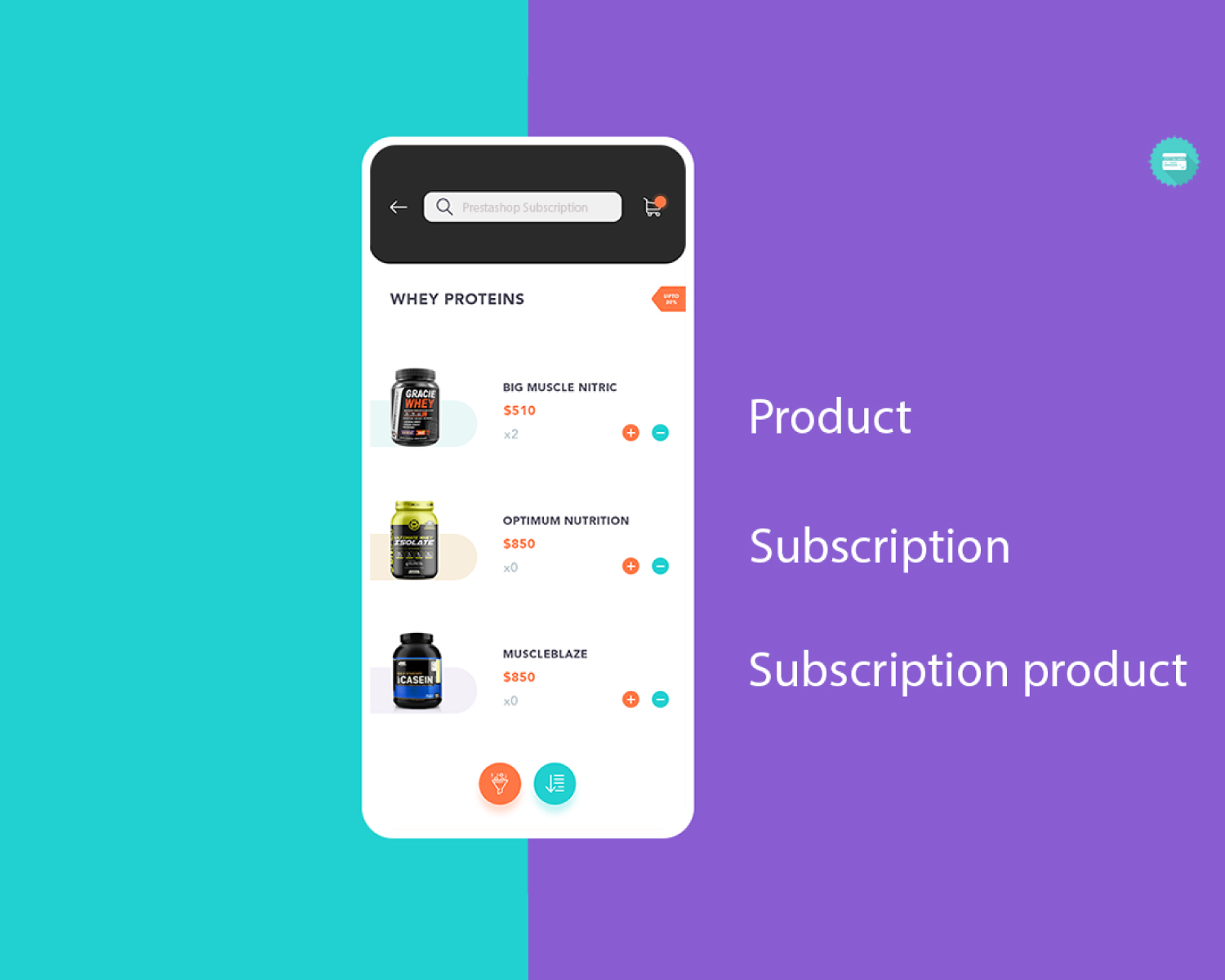 Set up subscription products