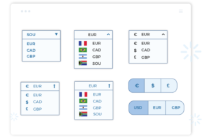 Add currency selector