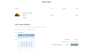 Shopify Cart Page Design