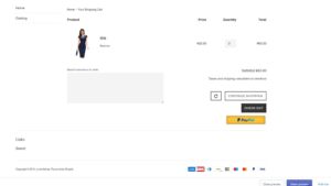 Shopify Cart Page Design