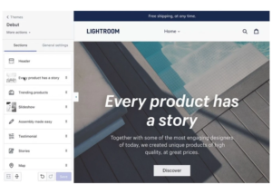 Move from in-store to online selling
