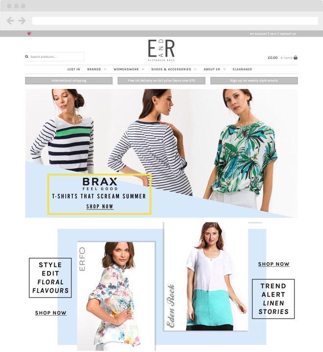 We build beautiful Shopify e-commerce Fashion websites